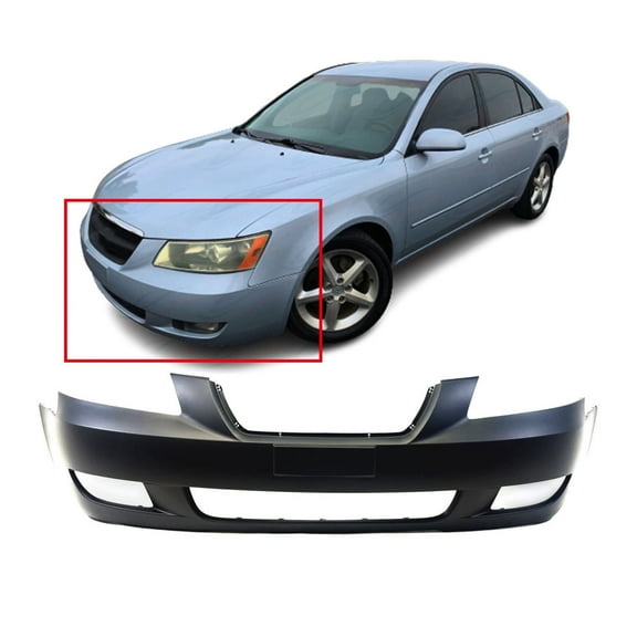 DCP Primed Front Bumper Cover for 2006-2008 Hyundai Sonata 865113K000 HY1000161
