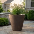thumbnail image 2 of Algreen Olympus 20" Self-Watering Planter, Brownstone Resin, 2 of 6
