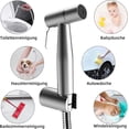 thumbnail image 3 of Toilet Shower Kit, Bidet Shower Set with G3/8' Valve, Stainless Steel Shower Sprayer, Hand Held Bidet Sprayer, For Personal Hygiene, Toilet Cleaning, 3 of 5
