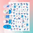 thumbnail image 1 of 1 Uds. Pegatinas de uñas de dibujos animados de Disney, venta al por mayor, pegatinas para decoración de uñas de pasta impermeable, serie de Anime de princesa Mickey, decoración de uñas Deng Xun unisex, 1 of 2