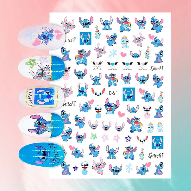 1 Uds. Pegatinas de uñas de dibujos animados de Disney, venta al por mayor, pegatinas para decoración de uñas de pasta impermeable, serie de Anime de princesa Mickey, decoración de uñas Deng Xun unisex