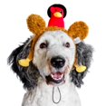 thumbnail image 1 of Diadema para perro Midlee Pilgrim Turkey Thanksgiving, 1 of 9