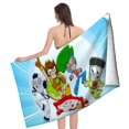 thumbnail image 4 of Transformers: BotBots Toalla de playa de secado rápido con diseño temático, regalo para mujeres y niñas, ideal para cumpleaños, fans, amantes de la música, uso en la playa o al aire libre, 78 × 160 cm, 4 of 6