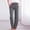 *Dark Gray, variant on ClodeEU Women's Linen Blend Drawstring Wide Leg Pants ,Loose Fit Casual Straight Leg Trousers Beige,Womens Plus M