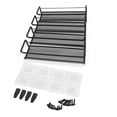 thumbnail image 4 of Organizador de estante de especias colgantes, organizador de especias de especias para el espacio de especias para el gabinete de cocina, puerta de 4pcs, 4 of 8
