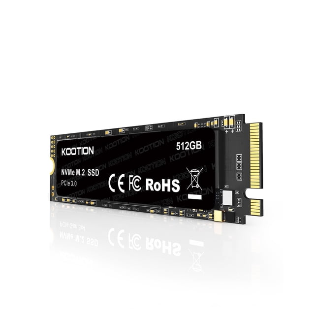 Unidad de estado sólido KOOTION SSD PCIe 3.0 M.2 NVMe de 512 GB