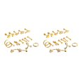 thumbnail image 3 of Dalazy 17 Pcs Boucles d'Oreilles en Acier Inoxydable Bijoux Nez Or 2ensemble, 3 of 6
