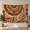 A, variant on XaaKee Large Wall Tapestry, Terracotta Tribal Portals Bohemian Mural, High-Quality Polyester Tapestry, 60x40Inch