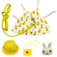 thumbnail image 1 of Conjunto De Ropa De Conejo, Accesorios De Correa Para Mascotas, Conjunto De Disfraces De Animales De Moda Encantadores Advancent PT002497-04, 1 of 6