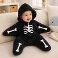 thumbnail image 6 of Halloween Baby Starfish Onesie Unisex Star Suit Hooded Wearable Blanket Footie Jumpsuit, 6 of 8