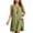 Mint Green, variant on Elegant Dresses for Women Quinceanera Dresses Graduation with Short Underneath Plus Size Sleeveless V-neck Knee Length Pink 2X