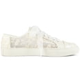 thumbnail image 6 of JIAJIA 8835 Wedding Shoes Bridal Sneakers Flats Bride Tennis Shoes Lace Sneakers Color Ivory,Size 8 B(M) US/39 EU, 6 of 7