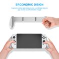 thumbnail image 3 of Empuñadura Bsvklp JYS-NS217 para consola juegos Switch OLED con almacenamiento tarjetas blanco, 3 of 9