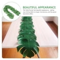 thumbnail image 3 of unbranded Mantel Decorativo Verde De Seda Con Hojas Para Fiestas Y De, 3 of 5