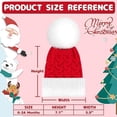 thumbnail image 5 of Yoyauz Christmas Santa Hat for Toddler Baby Soft Warm Baby Beanie Knit Hat, 5 of 7