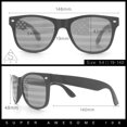 thumbnail image 3 of American Flag Print Classic Horn Rim Hipster Sunglasses Red, 3 of 7