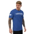 thumbnail image 4 of GODS ARMY men Fitted T-shirt (Royal Blue, S), 4 of 4