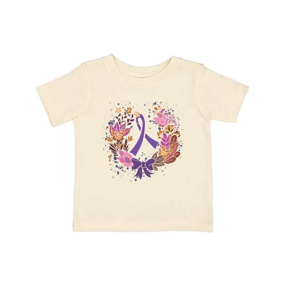Inktastic Alzheimers Lupus Fibromyalgia Awareness Wreath Girls Baby T-Shirt