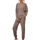 thumbnail image 2 of Conjunto de chándal de 2 piezas para mujer, conjunto de chándal informal con estampado de letras, jersey de manga larga, sudaderas con capucha, sudadera, ropa deportiva para correr, 2 of 4