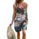 thumbnail image 4 of Moda mujer estilo étnico estampado hombro frío tirantes bolsillos Cami pantalones mono Pompotops qyievc2041, 4 of 6