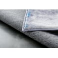 thumbnail image 3 of Amazing Rugs, LLC. "Zara Contemporary" Washable Super Soft Area Rug with Abstract Design Blue/Yellow/Grey 3' x 5' Abstract 0.76 - 1 inch Stain, 3 of 11
