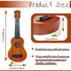 thumbnail image 2 of Juguete para niños Ukelele Guitarra Guitarra clásica de 17 pulgadas Juguete musical 4 cuerdas Guitarra Ukelele Juguete educativo de aprendizaje para niños pequeños y preescolares, 2 of 7