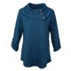 thumbnail image 1 of Sudadera con capucha de manga larga de talla grande para mujer Sudadera holgada informal METRO, 1 of 9