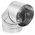 thumbnail image 6 of DuraVent DBK 8 in. Stainless Steel Single Wall 90 Degree Elbow Stove Pipe, 6 of 10