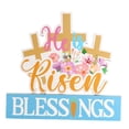 thumbnail image 3 of Decoración de mesa de feliz Pascua, letrero con letras, centros de mesa coloridos para mesa de vacaciones, suministros para fiestas de Pascua Estilo B, 3 of 9