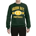thumbnail image 2 of City of Green Bay GB American Football Fantasy Fan Sports Unisex Crewneck Graphic Sweatshirt, Forest Green, 3XL, 2 of 3