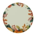 thumbnail image 2 of WYYP Autumn Pumpkins Tablecloth Round Thanksgiving Table Cloth Fall Maple Leaves Table Cover Waterproof Tablecloths for Holiday Dinner Room Picnic Indoor Outdoor Party Harvest Decoration White, 2 of 7