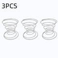 thumbnail image 2 of Minimalist Metal Air Greenery Stands Set of 3, Spring Base Soilless Botanical Holders for Office Desk, Workspace, Home Living Room, Shelf & Tabletop Decorative Display for Modern Interiors, 2 of 7
