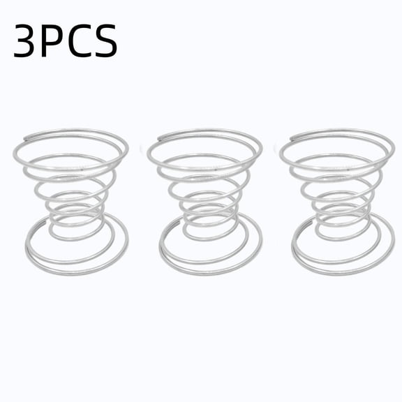 Ouuluon Set of 3 Minimalist Metal Air Holders, Spring Base Stands for Desktop Office Home Tabletop Decor