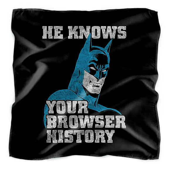 Batman Knows Bandana (21 in x 21 in)