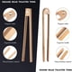 thumbnail image 3 of Pinzas magnéticas de bambú para tostadora, 2 piezas, 8,7 pulgadas, pinzas de madera para tostar, utensilios de cocina de bambú natural, 3 of 7