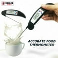 thumbnail image 2 of Q&Q BASICS Instant-Read Meat Thermometer Digital Electronic Food Temp Kitchen Cooking Grill, 2 of 10