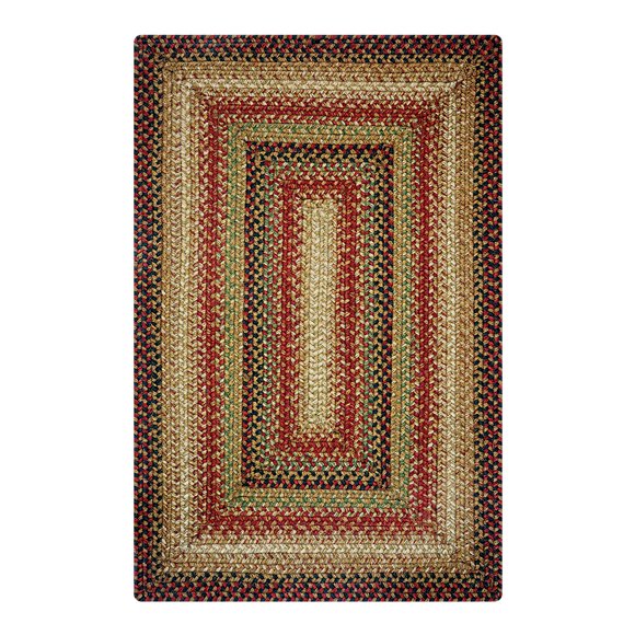 Homespice Décor Tapis Tressé en Pain d'Épice Échantillon 10 Pouces x 10 Pouces