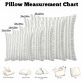 thumbnail image 5 of Throw Pillow Covers, Spring Floral 16x16 Pillow Covers for Couch/Sofa/Bed, Modern Minimalist Stripes Boho Sage Green Decorative Square Linen Cushion Pillowcase for Home Decor, 5 of 9