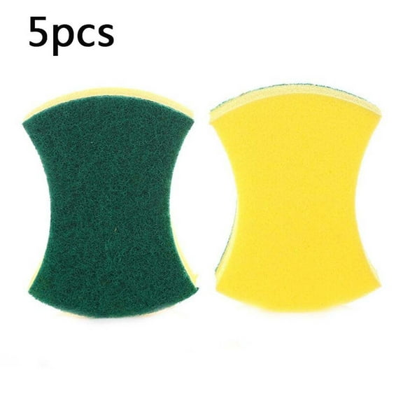 20-Pack High-Density Dishwashing Sponges | Non-Scratch Kitchen Cleaning Sponges with Microfiber Scrubber | Suitable for Pans, Bowls & Sinks | 10x8x3cm Household Cleaning Supplies