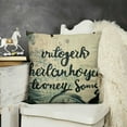 thumbnail image 2 of YINGXI  I Am Not a Morning Person Funny Décor Home Decorative Throw Pillow Case Cushion Cover with Words for Sofa Couch, Black 22x22in, 2 of 5