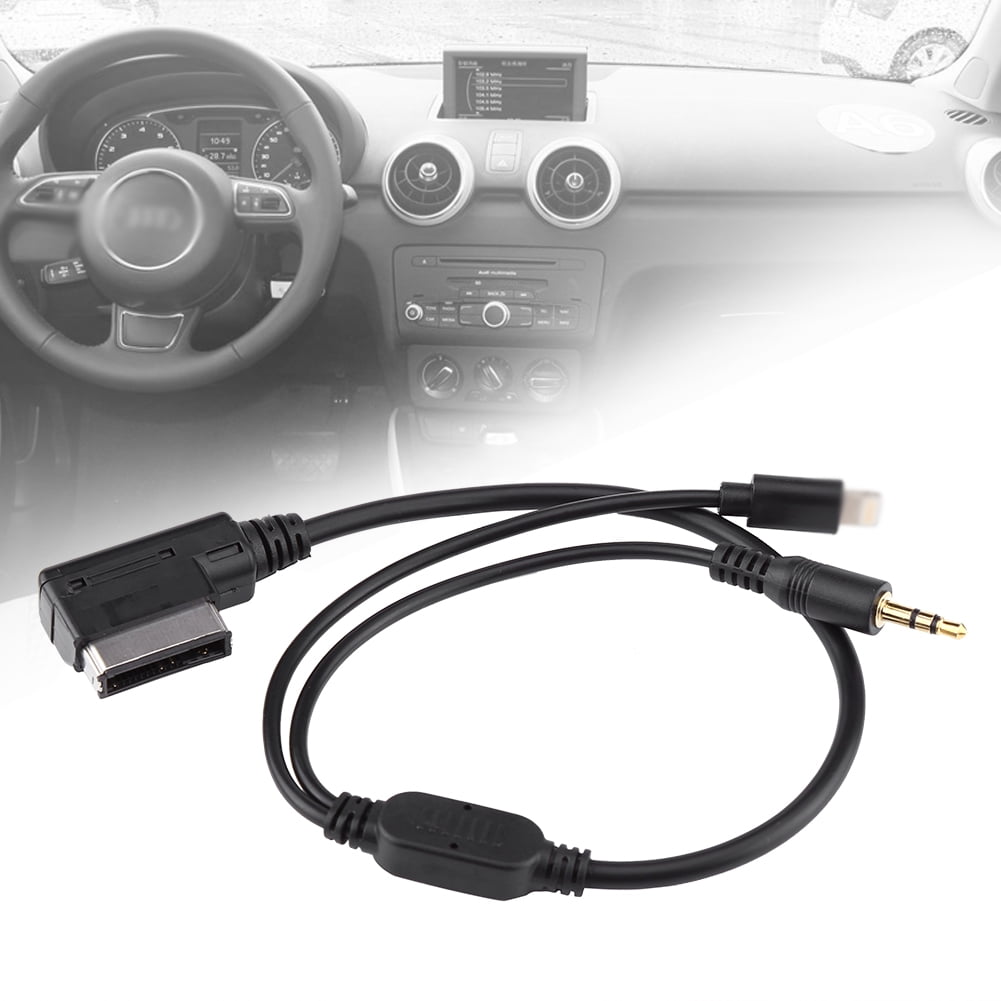 FAGINEY Auxiliary Cable, Car AMI MDI MMI 3.5mm MP3 Auxiliary Adapter