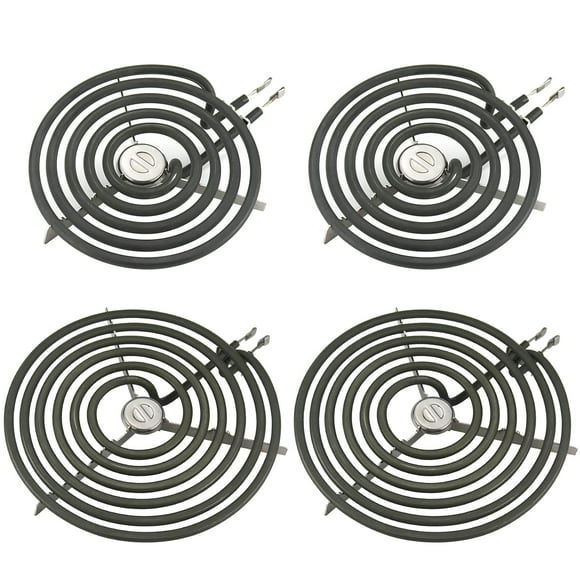 WB30M1 WB30M2 Electric Stove Burner Replacement by Blutoget - Ge Electric Range Burner Element - Fit for GE Hotpoint Ken-more Electric Range Stove - 2 6"" ERS30M1 & 2 8"" ERS30M2 Surface Element Kit