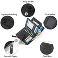 thumbnail image 4 of LOUEBICA Wallet for Men Large Capacity Leather RFID Blocking Trifold Wallet with 2 ID Windows and 15 Card Holders, 4 of 7