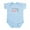Sky Blue, variant on CafePress - My Poppy Loves Me Baby Onesie - Baby Light Bodysuit, Size Newborn - 24 Months
