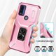 thumbnail image 2 of Funda para GANGXUN Motorola Moto G Power 2022 - Soporte metálico, Función magnética, Rosa, 2 of 5