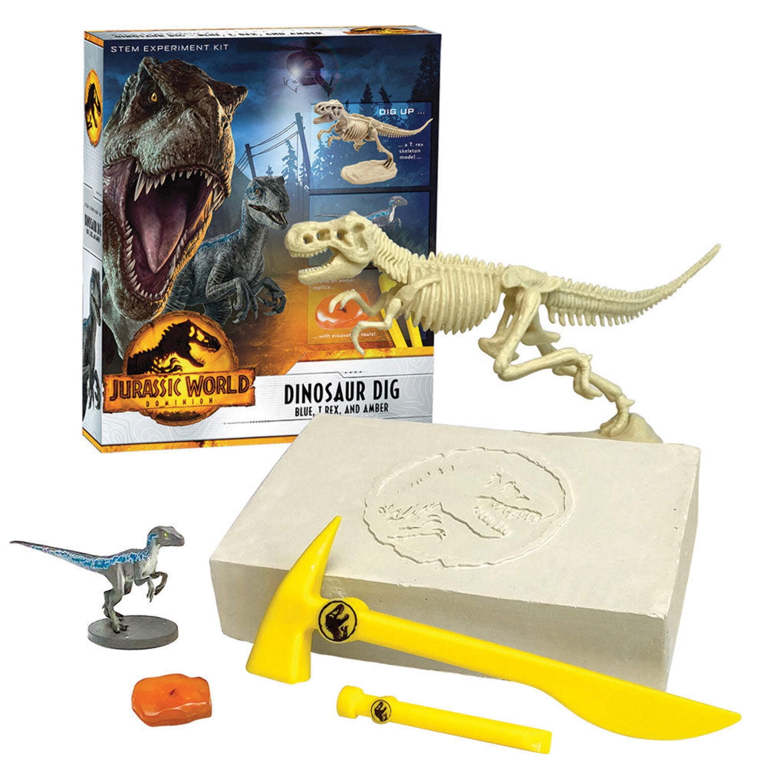 Jurassic World: Dominion Dinosaur Dig - Blue, T. Rex, and Amber (Other)