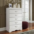 thumbnail image 5 of Signature Design by Ashley Anarasia 5 Drawer Chest in White, 5 of 10