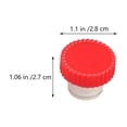 thumbnail image 2 of WRITWAA 12Ud Tapones Para De Bebida Redondos En ABS Y Silicona Con Decorativo, 2 of 6