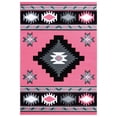 thumbnail image 3 of United Weavers Drachma Volos Southwestern Geometric Area Rug, Pink, 7'10" x 7'10", 3 of 5
