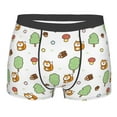 thumbnail image 5 of Uemuo Tree Squirrel Pattern Men's Boxer Briefs,Trunk Anti-Chafing,Comfortable, Durable, and Stylish Underwear-Small, 5 of 9